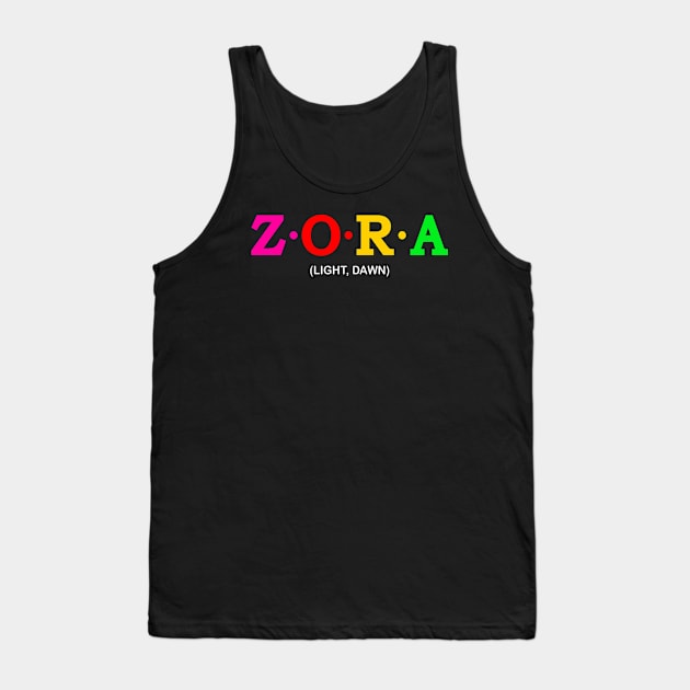 Zora - Light, Dawn. Tank Top by Koolstudio